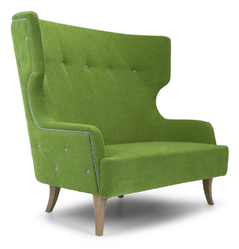 DONNA - Fabric small sofa high-back by Domingo Salotti - view 2